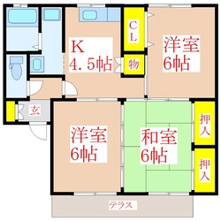 セジュールＴ＆Ｋの物件間取画像